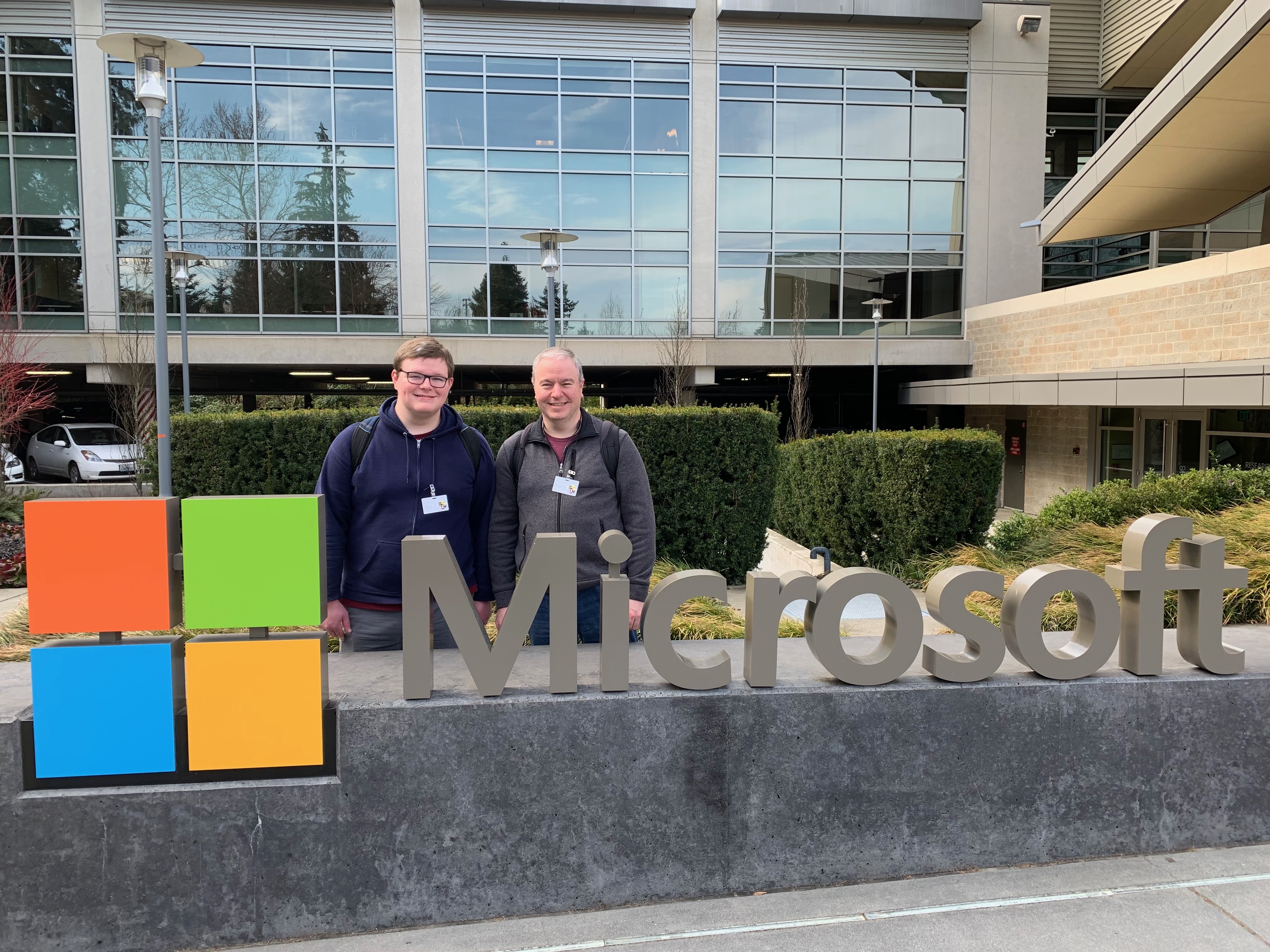 Visiting the Microsoft campus in Redmond